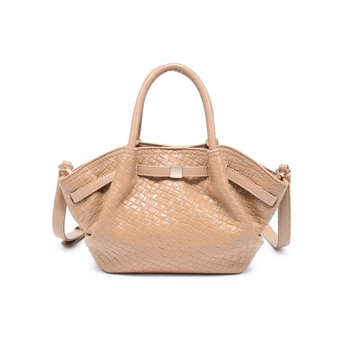 Selena Embossed Woven Crossbody