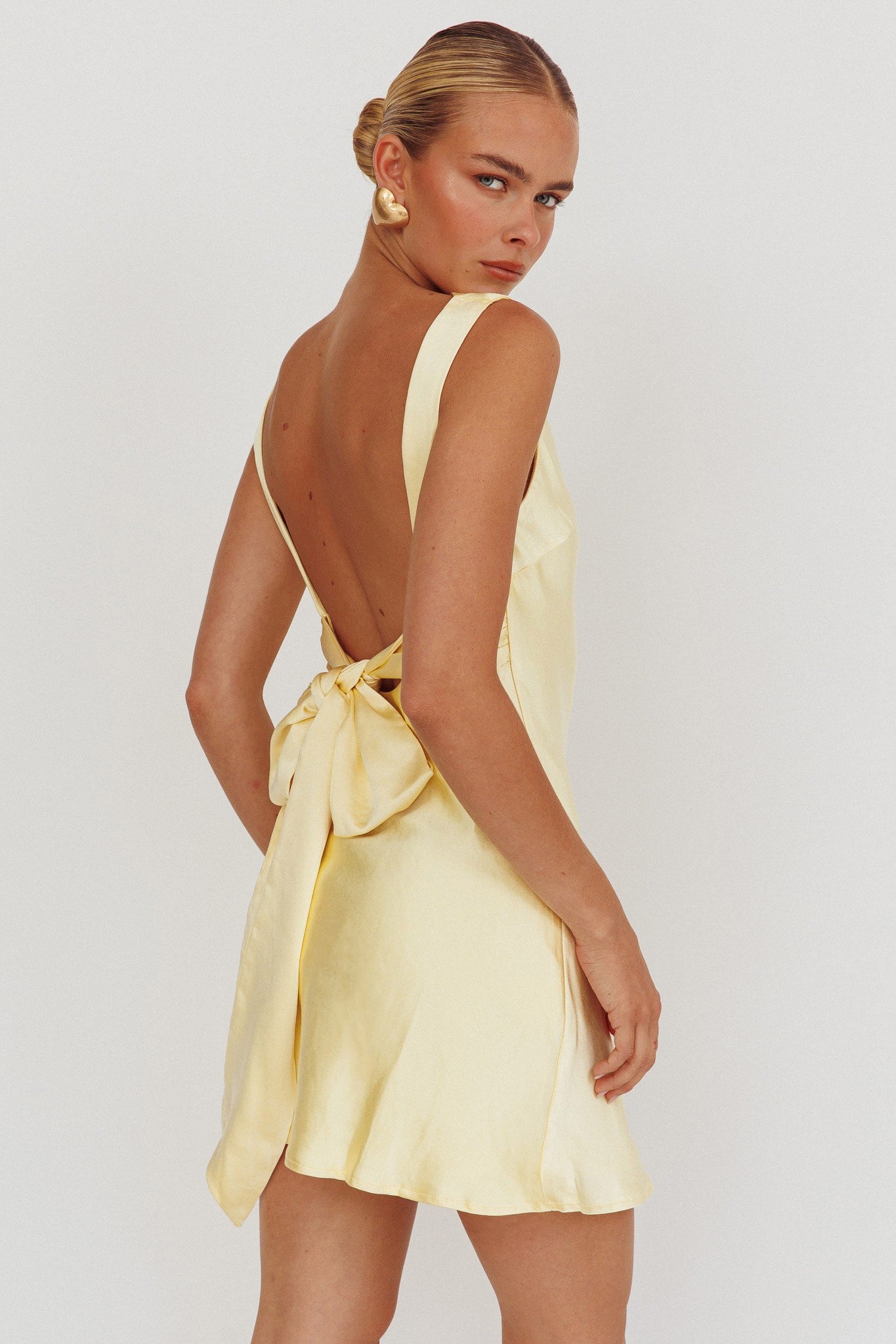 Riley Satin Mini Dress