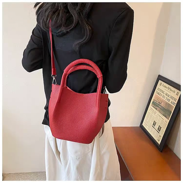 Small Tote Crossbody Bag w/Cosmetic Pouch