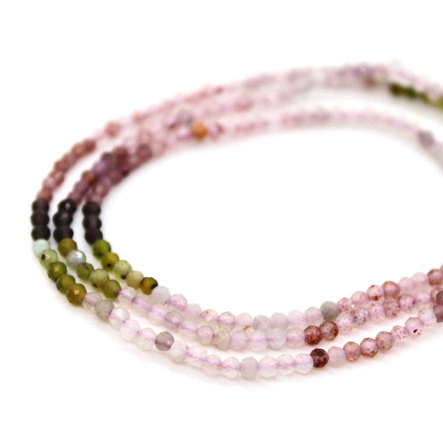 Short Gradient Stone Necklace