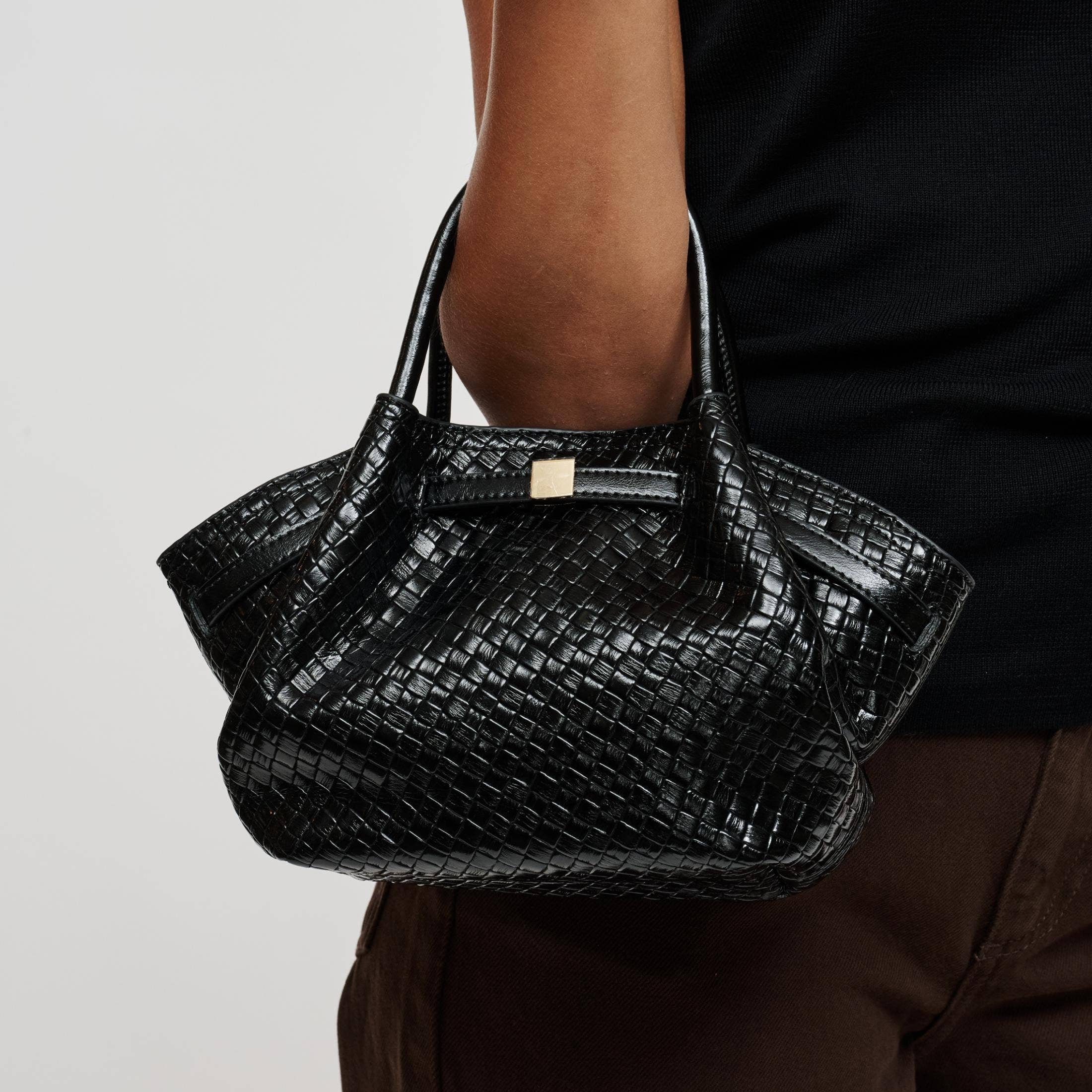 Selena Embossed Woven Crossbody