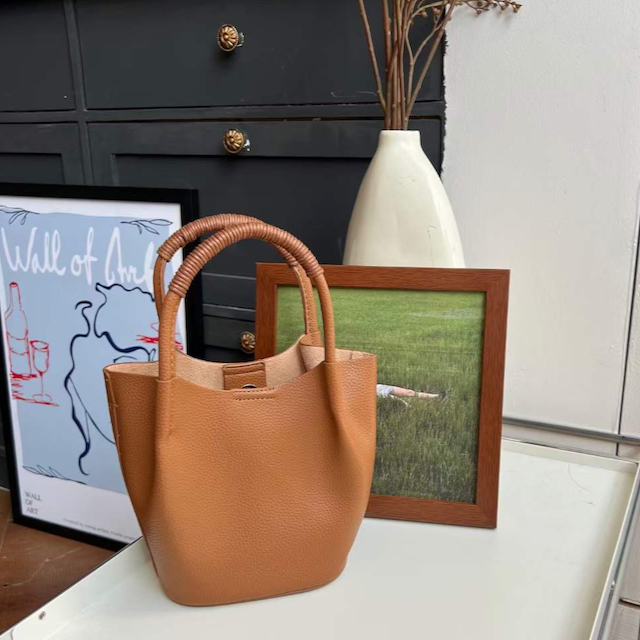 Small Tote Crossbody Bag w/Cosmetic Pouch