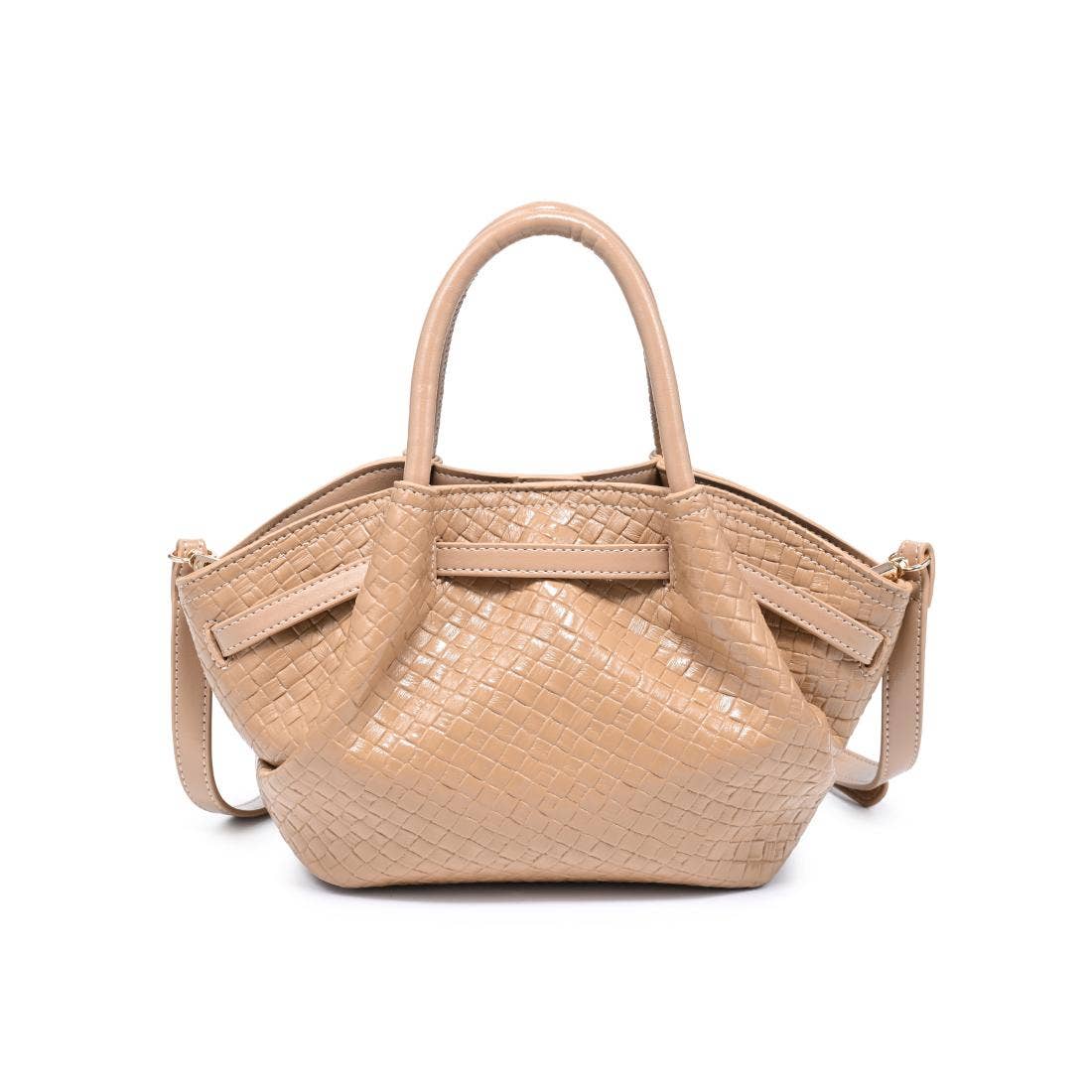 Selena Embossed Woven Crossbody