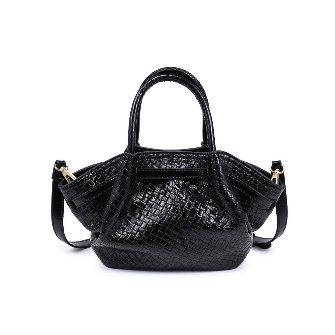 Selena Embossed Woven Crossbody