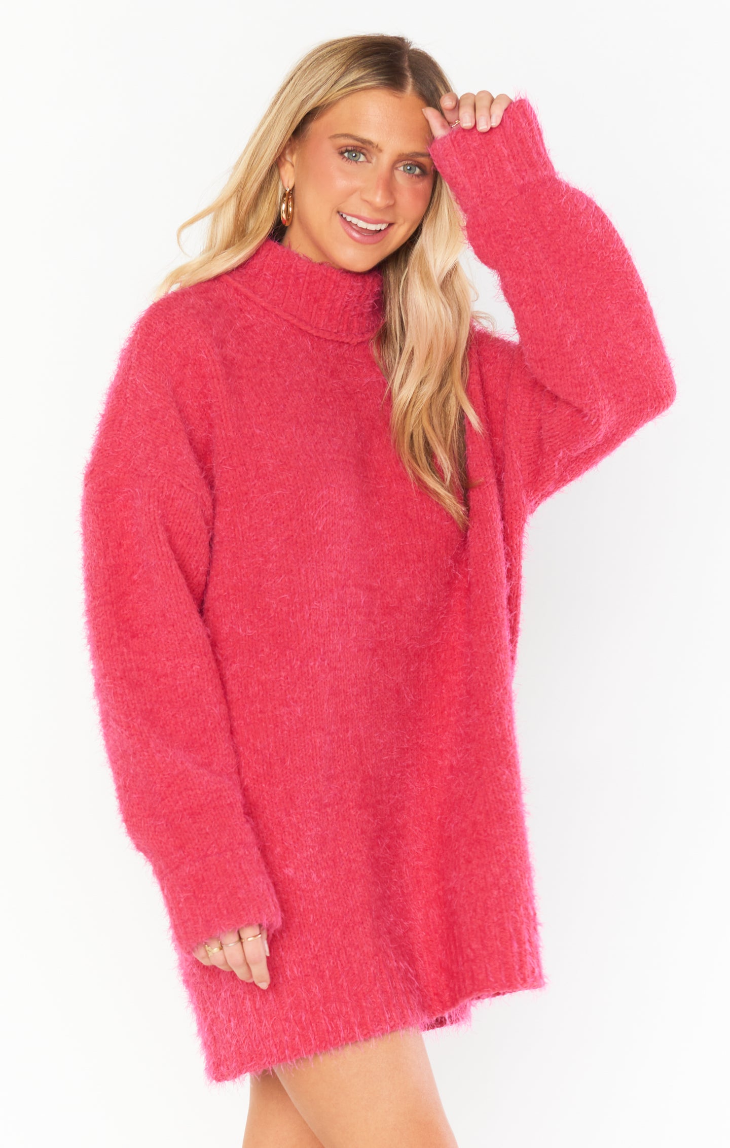 Timmy Tunic Sweater | Pink Rose |