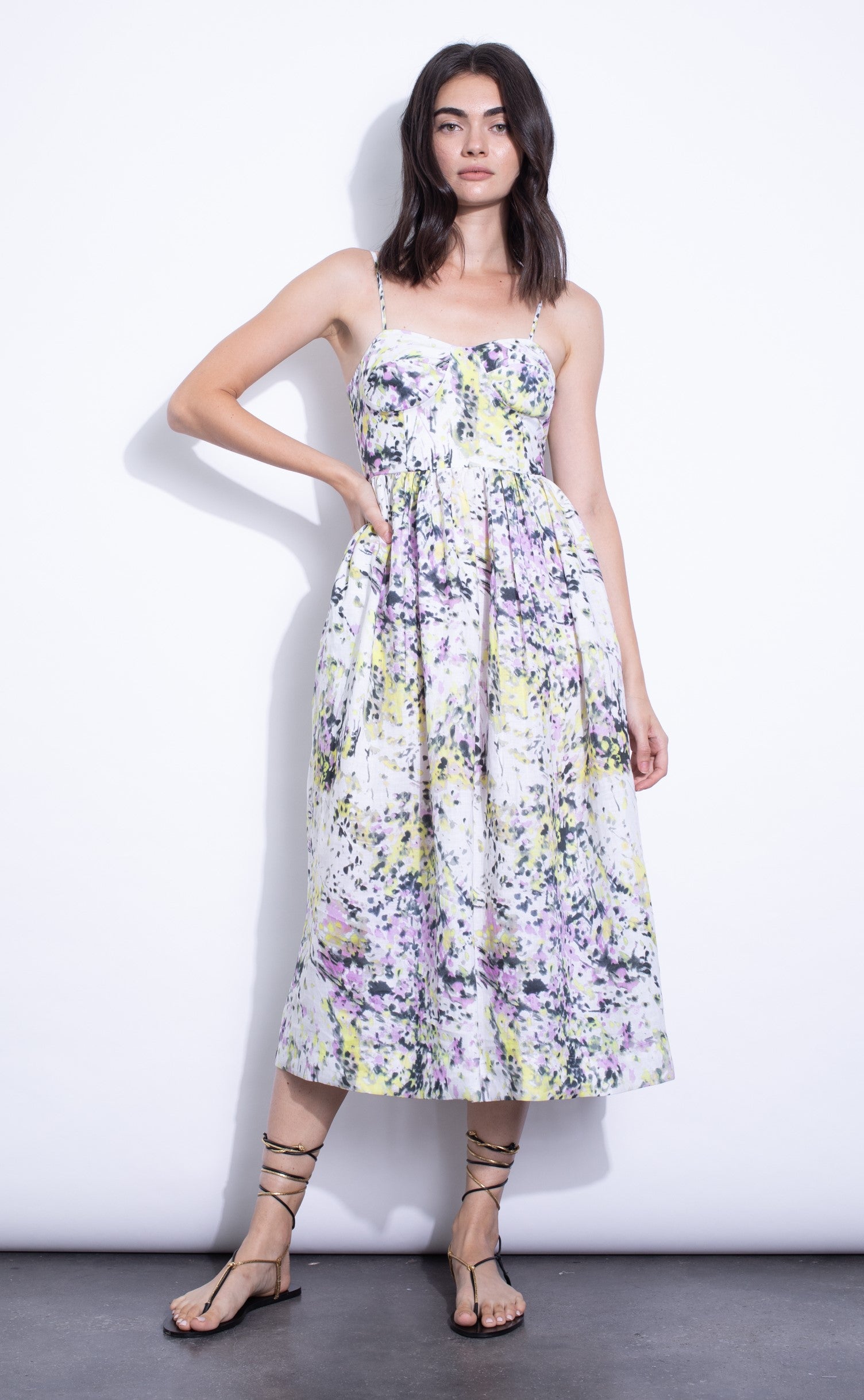 Allegra Print Midi Dress
